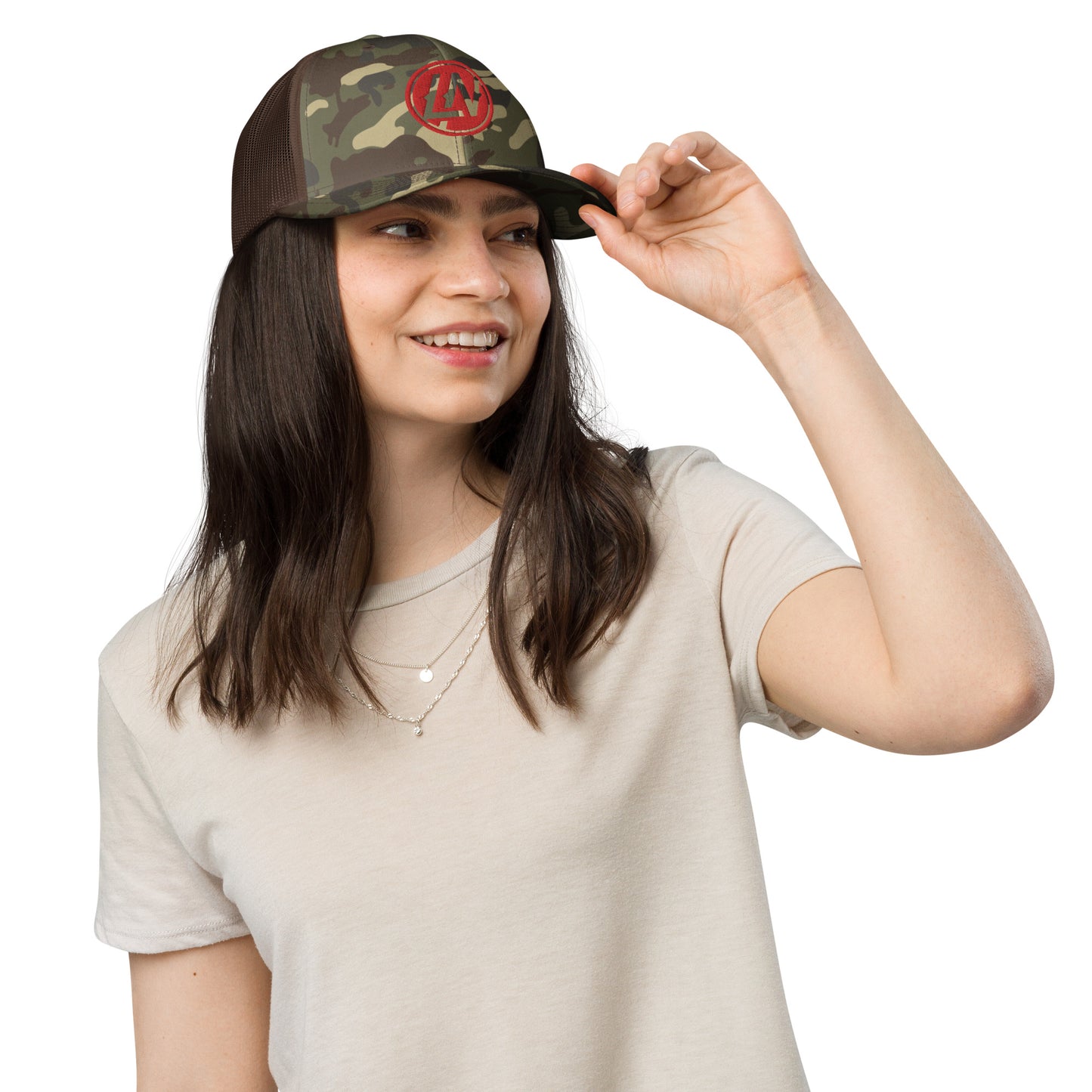 LN Camouflage Trucker Hat