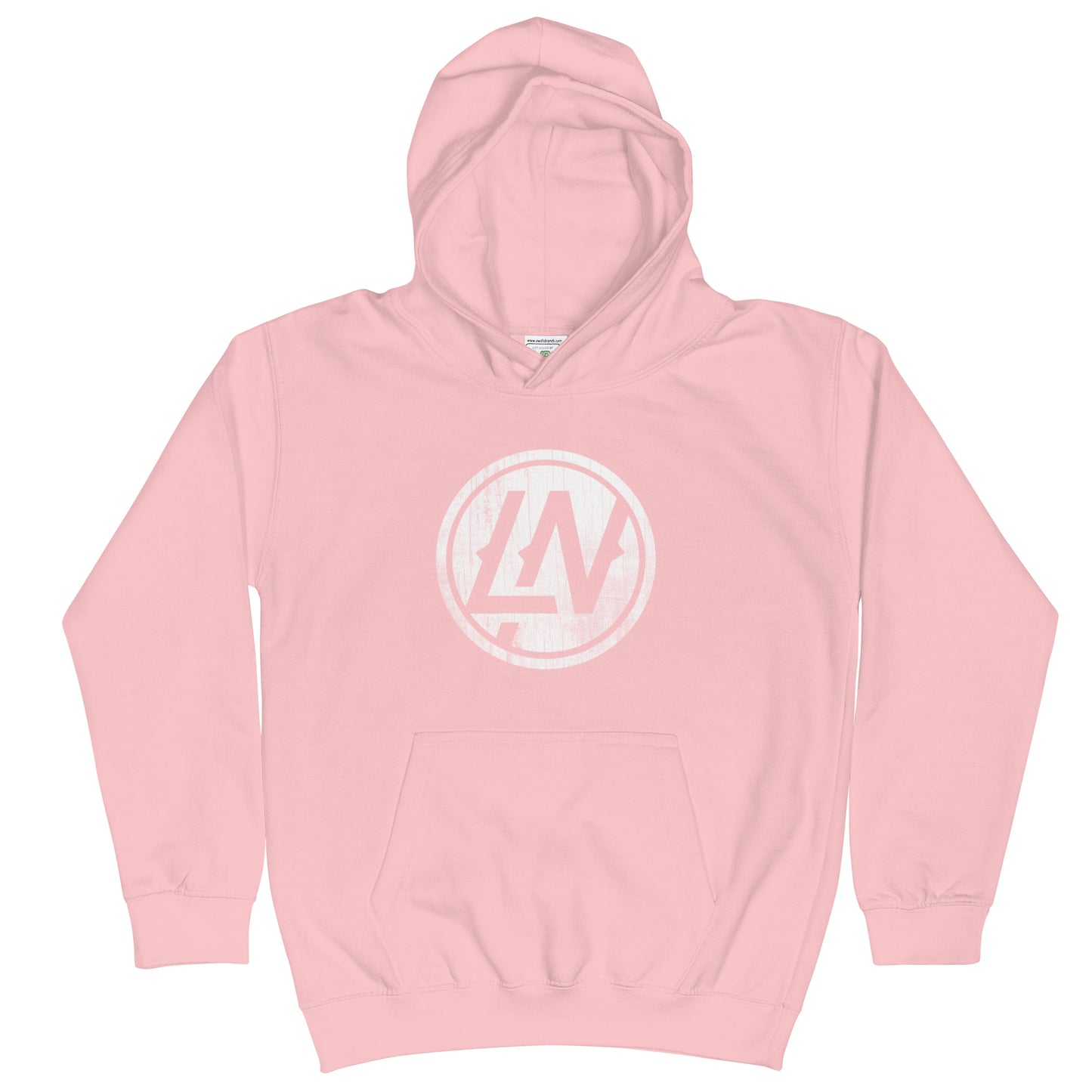 LN Kids Hoodie (White Print)