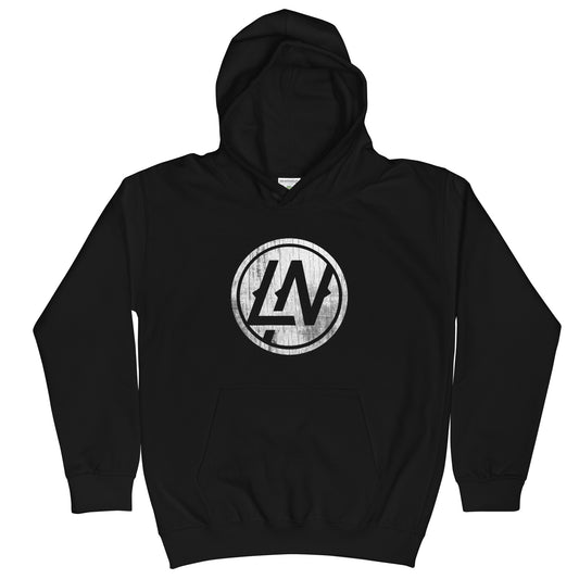 LN Kids Hoodie (White Print)