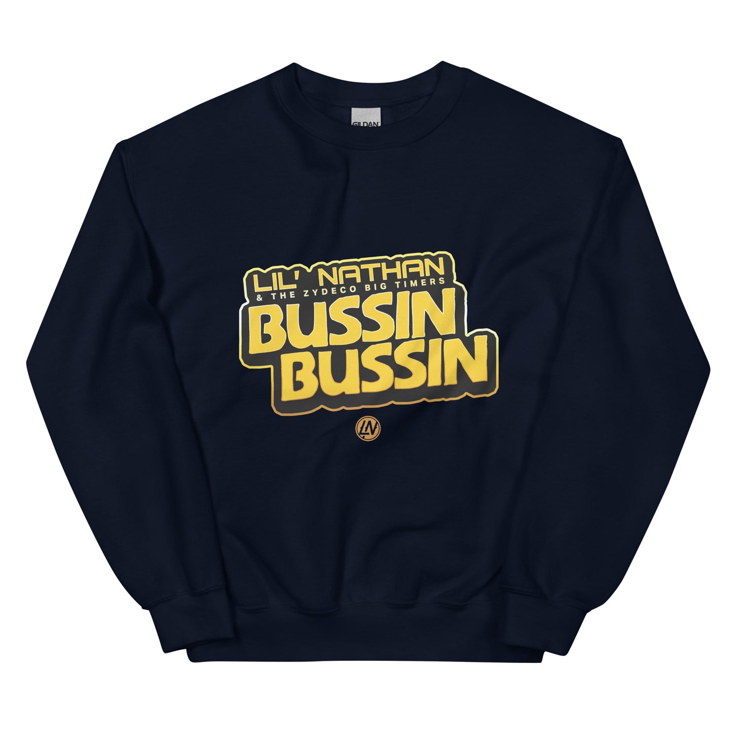 "Bussin Bussin" Unisex Sweatshirt (Gold Print)