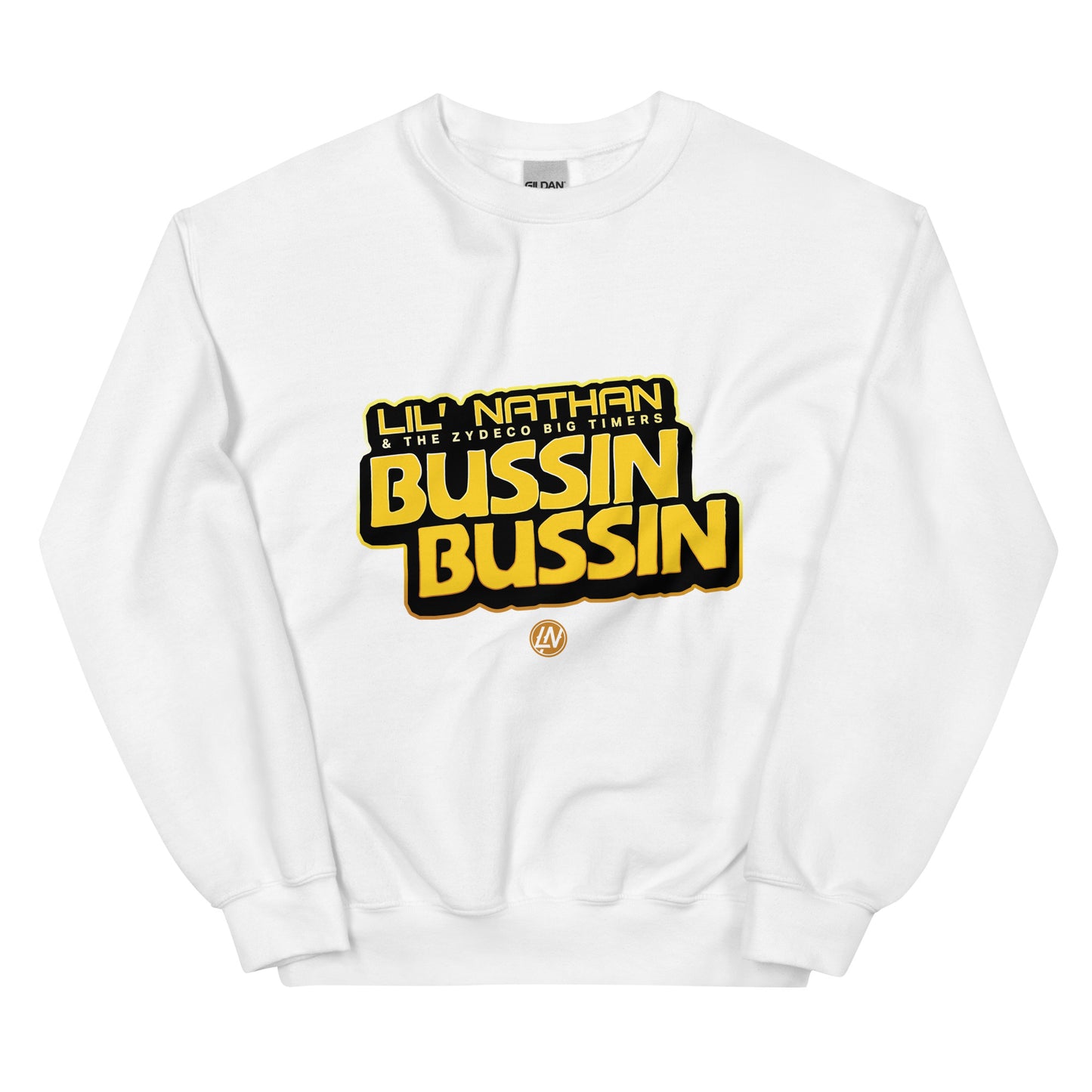 "Bussin Bussin" Unisex Sweatshirt (Gold Print)