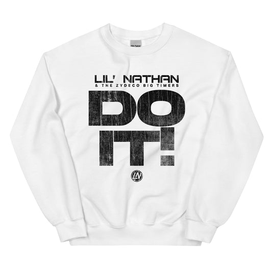 "Do It!" Unisex Sweatshirt (Black Print)
